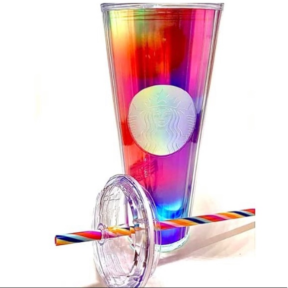 Starbucks Rainbow Pride Cold Cup Tumbler - Picture 2 of 4